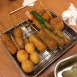 新世界「串かつ 横綱 別館」の串かつ食べ放題